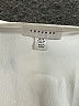 Topshop 100% Polyester White Short Sleeve Blouse Size 6 - photo 7