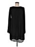 Express 100% Polyester Solid Black Casual Dress Size M - photo 1