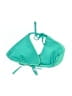 Calzedonia Chevron-herringbone Teal Swimsuit Top Size M (estimated) - photo 2