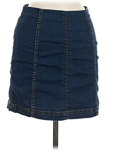 Free People Denim Skirt (view 1)
