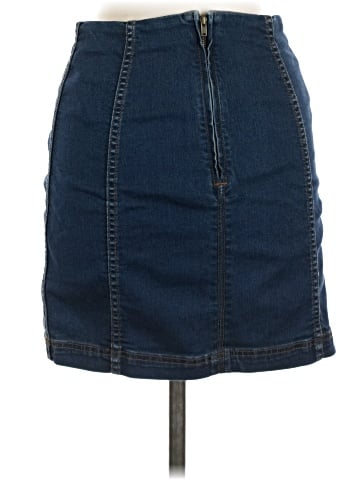 Free People Denim Skirt (view 2)