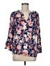 Paraphrase 100% Rayon Blue 3/4 Sleeve T-Shirt Size M - photo 1
