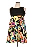 Cato Print Black Casual Dress Size L - photo 1