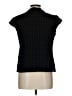 Ann Taylor Houndstooth Black Sleeveless Blouse Size L (petite) - photo 2