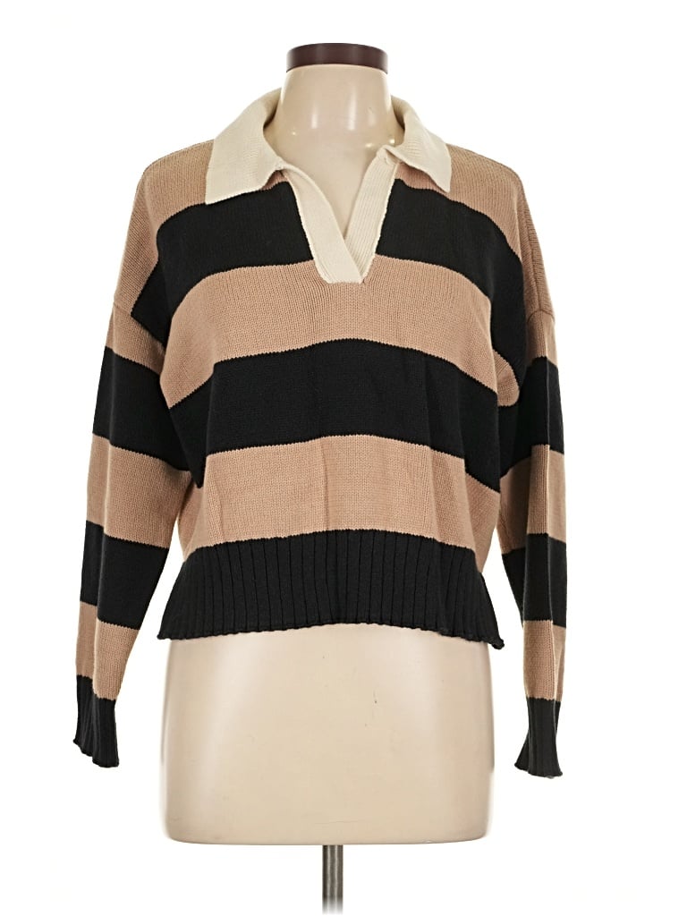 Pre-owned Assorted Brands Pullover Sweater In Brown
