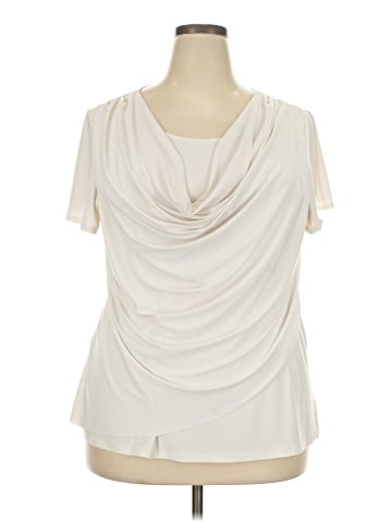 Roz & Ali Short Sleeve Blouse (view 1)
