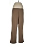 Susan Graver Solid Brown Active Pants Size L (petite) - photo 1