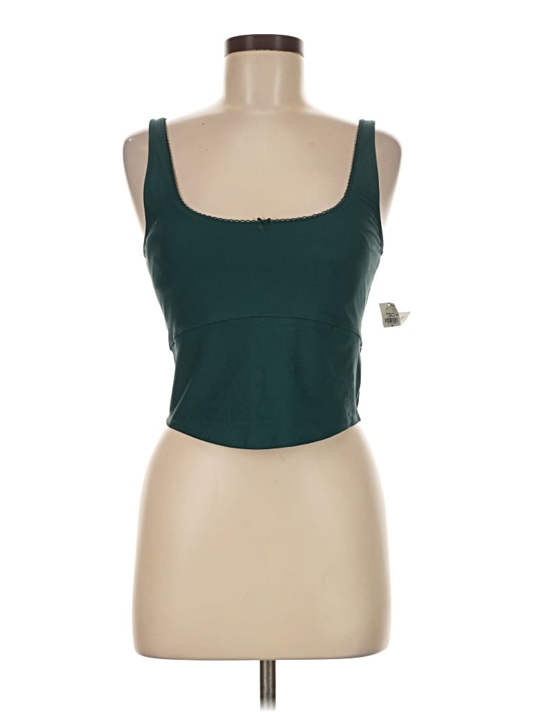 Pre-owned Active By Old Navy Tank Top Green Strapless Neckline Tops