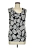 Worthington Black Sleeveless Blouse Size M - photo 1