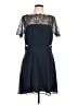 ASOS 100% Polyester Blue Cocktail Dress Size 12 - photo 1