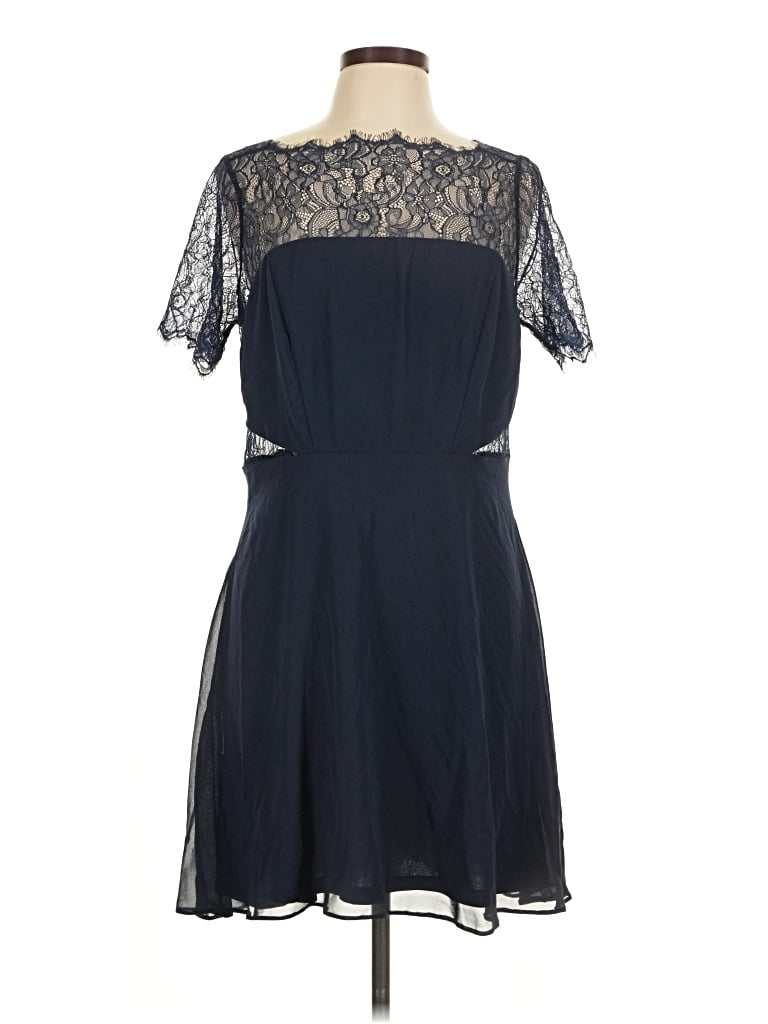 Pre-owned Asos Design Cocktail Dress In Blue