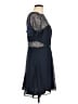 ASOS 100% Polyester Blue Cocktail Dress Size 12 - photo 4