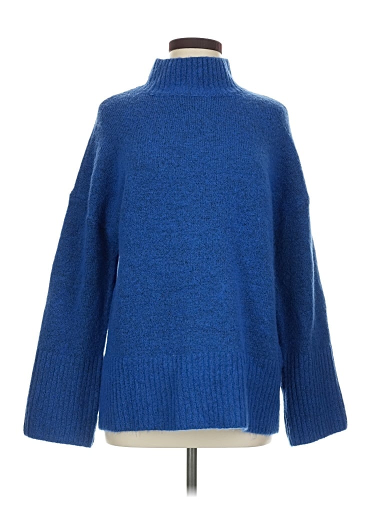 Pre-owned Vero Moda Turtleneck Sweater In Blue