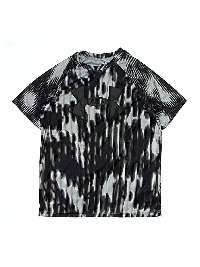 Pre-owned Under Armour Kids' Short Sleeve T-shirt In Black