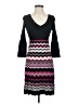 Nine West 100% Polyester Chevron-herringbone Black Cocktail Dress Size XS - photo 1