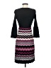 Nine West 100% Polyester Chevron-herringbone Black Cocktail Dress Size XS - photo 2