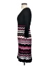 Nine West 100% Polyester Chevron-herringbone Black Cocktail Dress Size XS - photo 5