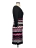 Nine West 100% Polyester Chevron-herringbone Black Cocktail Dress Size XS - photo 4