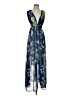 Assorted Brands Tropical Blue Cocktail Dress Size S (estimated) - photo 1