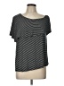 A New Day Black Short Sleeve Top Size L - photo 1