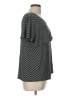 A New Day Black Short Sleeve Top Size L - photo 4