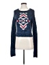 Hollister Graphic Blue Pullover Sweater Size S - photo 1