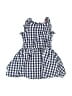 Crewcuts 100% Cotton Checkered-gingham Blue Dress Size 3 - photo 1