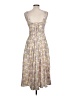 Unbranded 100% Polyester Floral Tan Green Cocktail Dress Size XXL - photo 2