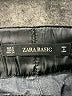 Zara Basic 100% Polyurethane Metallic Black Skort Size S - photo 3