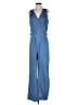 Point Sur 100% Cotton Solid Blue Jumpsuit Size 4 (tall) - photo 1
