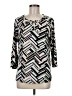 Notations Green 3/4 Sleeve Blouse Size M - photo 1