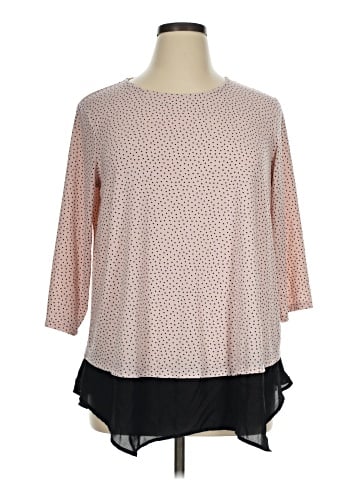 Adrianna Papell 3/4 Sleeve Blouse (view 1)