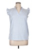Shein 100% Polyester Blue Sleeveless Blouse Size XL - photo 1