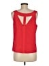 BCBGMAXAZRIA 100% Silk Red Sleeveless Silk Top Size M - photo 2