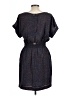 BCBGeneration 100% Polyester Stars Gray Casual Dress Size L - photo 2
