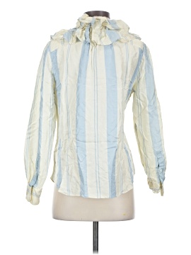 J.Crew Collection Long Sleeve Silk Top (view 2)