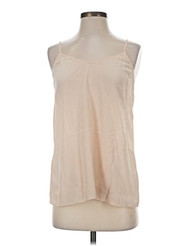 R | Label Sleeveless Silk Top (view 1)
