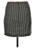 Eyeshadow Houndstooth Black Casual Skirt Size 7 - photo 2