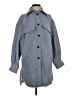 H&M 100% Polyester Blue Coat Size XS - photo 1