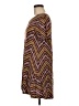 Veronica M. Chevron-herringbone Brown Casual Dress Size M - photo 5