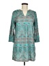 Poetsky Paisley Teal Casual Dress Size M - photo 1
