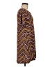 Veronica M. Chevron-herringbone Brown Casual Dress Size M - photo 4