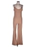 JoyLab Solid Tan Jumpsuit Size XL - photo 1
