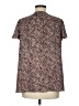 Unbranded 100% Polyester Brown Short Sleeve Blouse Size M - photo 2