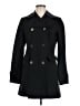 Burberry 100% Cotton Black Trenchcoat  Size 8R - photo 1