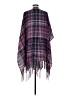 Woolrich 100% Polyester Purple Poncho One size - photo 2