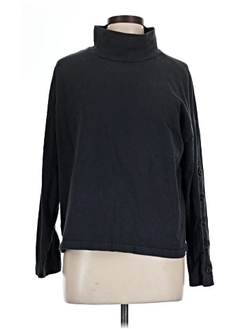 Madewell Button-Sleeve Turtleneck Top (view 1)