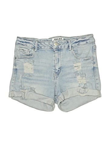 Wax Jean Denim Shorts (view 1)