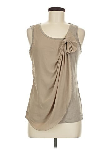August Silk Sleeveless Blouse (view 1)