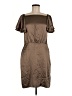 Banana Republic 100% Silk Brown Cocktail Dress Size 8 Petite - photo 1